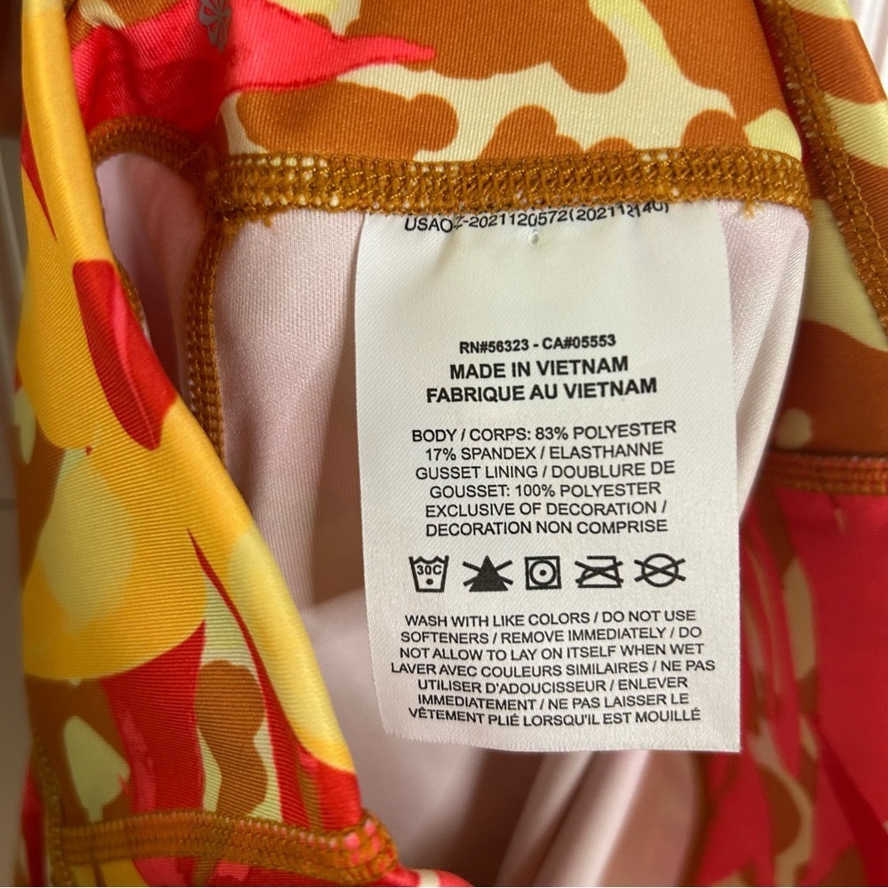 Nike Dri-Fit Floral Patterned Leggings Size Medium - Picture 10 of 10